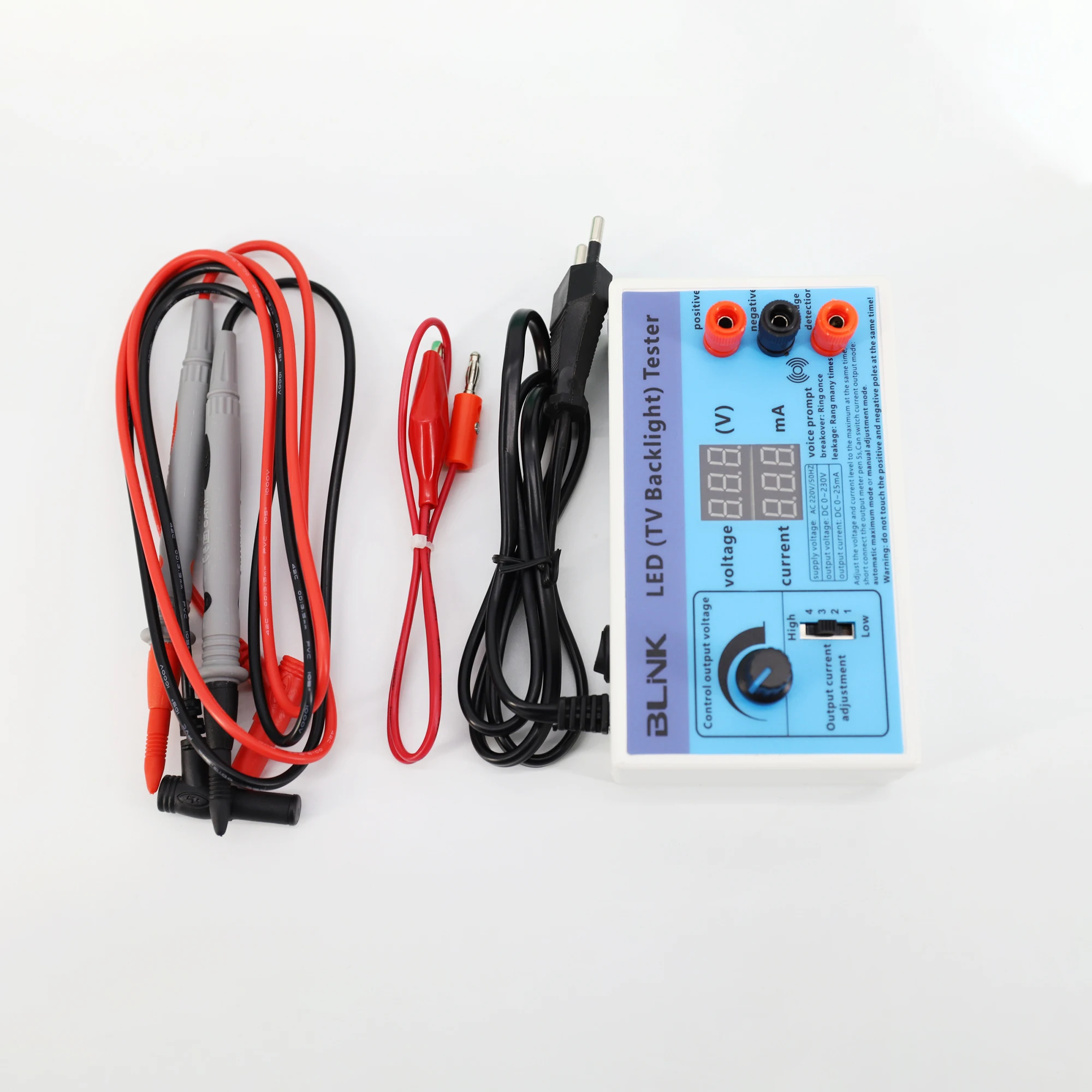 

0-230V Output LED TV Backlight Tester LED Strips Test Tool with Current and Voltage Display for All LED Application