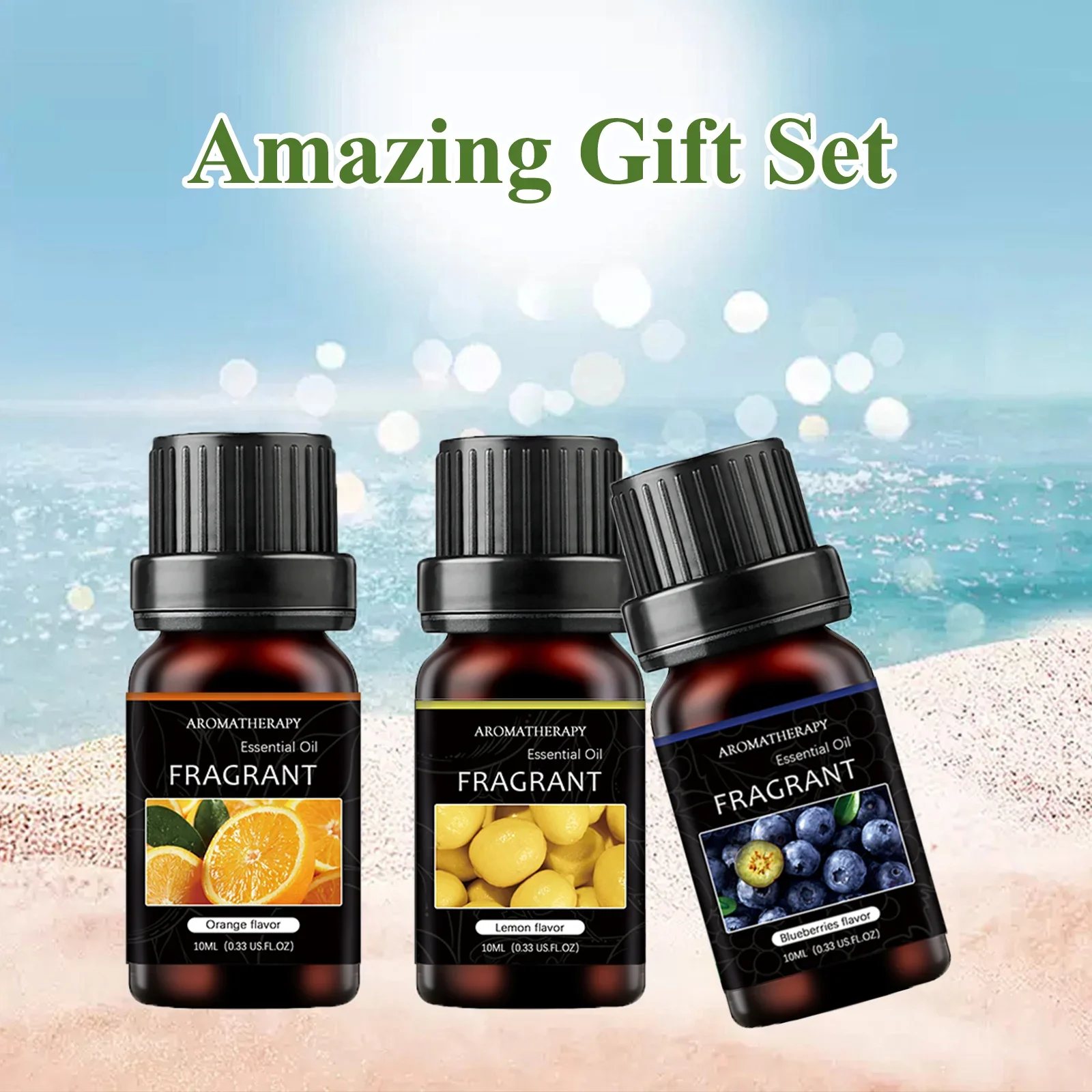 10ml 6 Bottles Aromatic Plant Fragrance Oil Aromatherapy Diffusers Freshening Air Relieve Stress Essential Oil