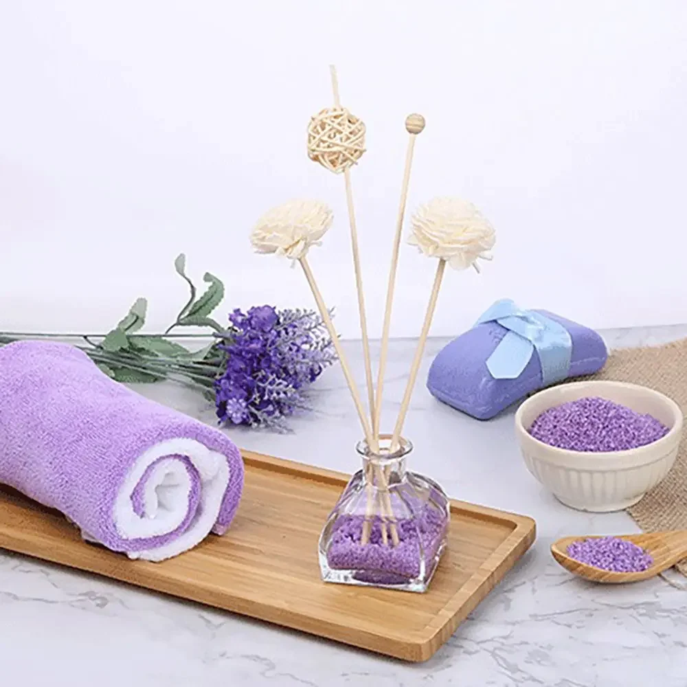 Artificial Flower Perfume Diffuser Sticks Wavy Rattan Reed Fragrance Diffuser Replacement Refill Sticks Air Freshener Room