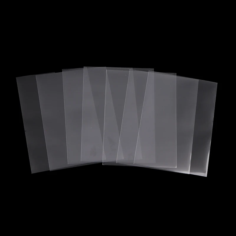 100pcs Clear Card Sleeve Perfect Fit Card Sleeve Card Protector Perfect Size Magic Inner Card Sleeves 65x90mm