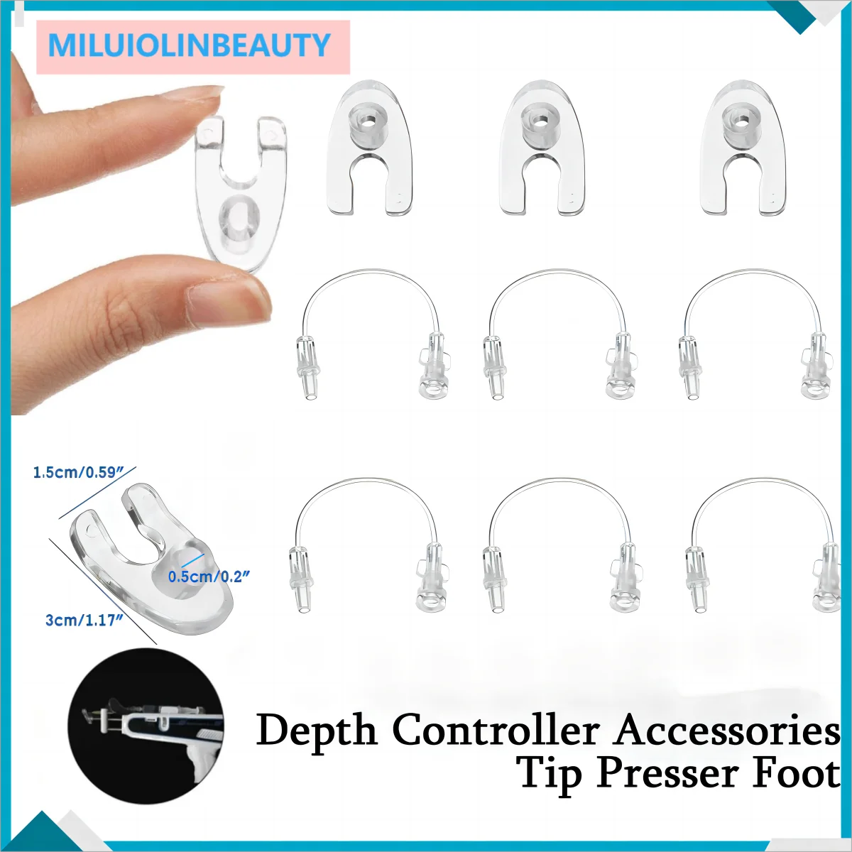 Disposable Catheter Plastic Plate Beauty Equipment Accessories Suitable For Mesotherapy