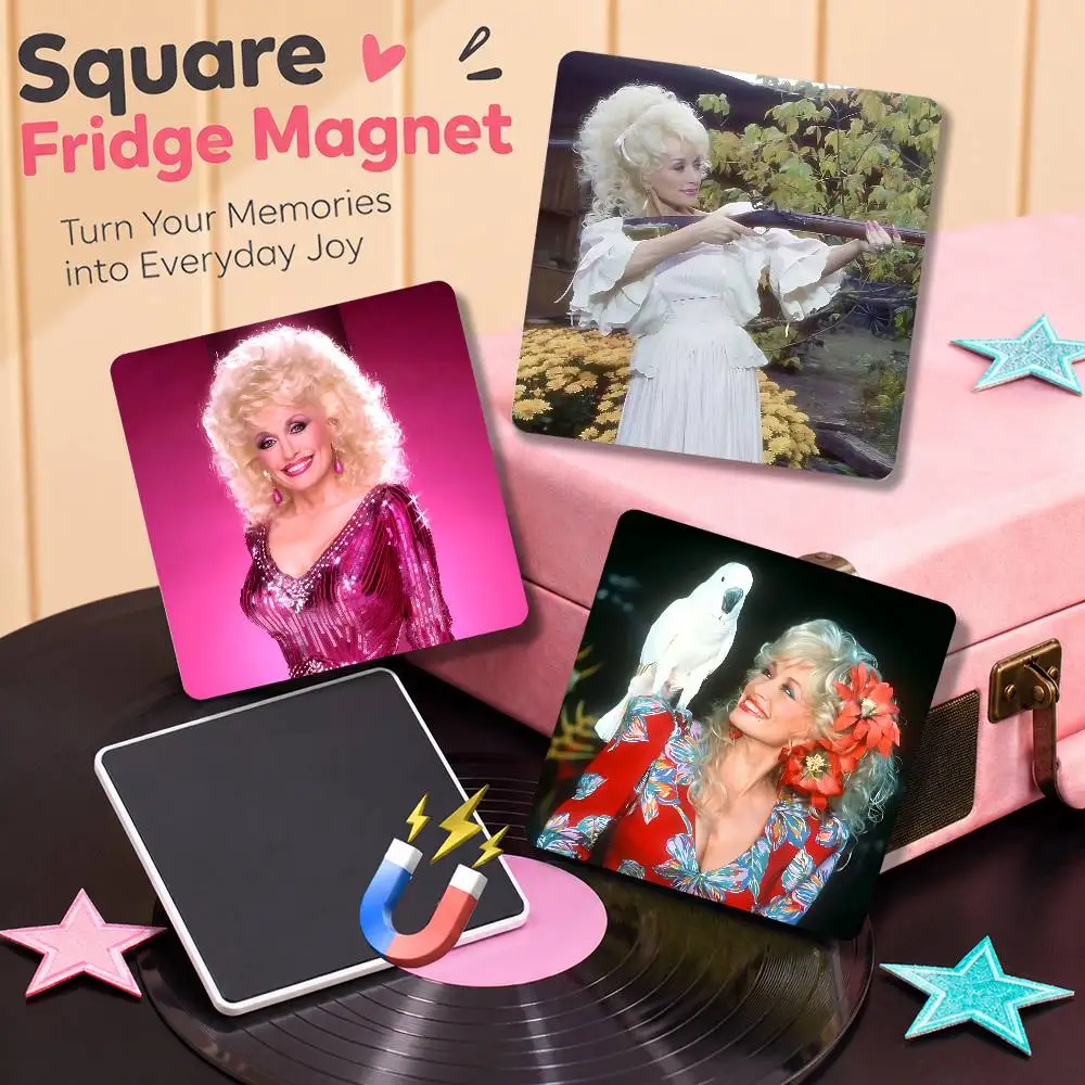 I Will Always Love You Dolly Parton Magnetic Refrigerator Magnets Cute And Creative Refrigerator Magnets Souvenirs And Gifts