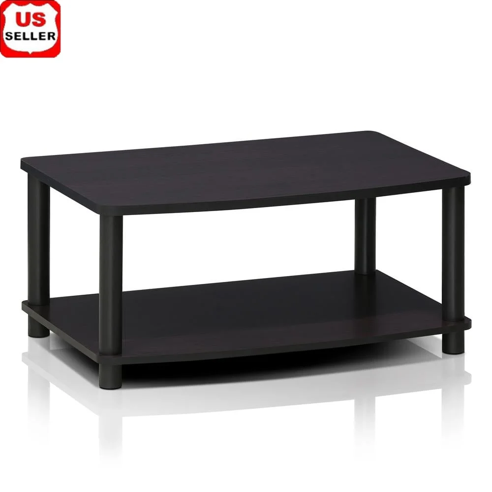 

Wooden TV Stand 25 Inch Flat Screen Easy Assembly Open Shelf Storage Durable Composite Wood Living Room Entertainment Center