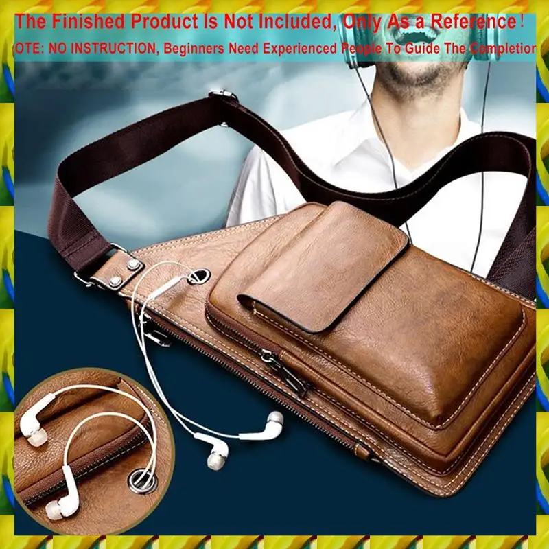 WFF Sling Bag Acrylic Template,Leather Pattern Acrylic Leather Templates For Capacity Crossbody Backpack