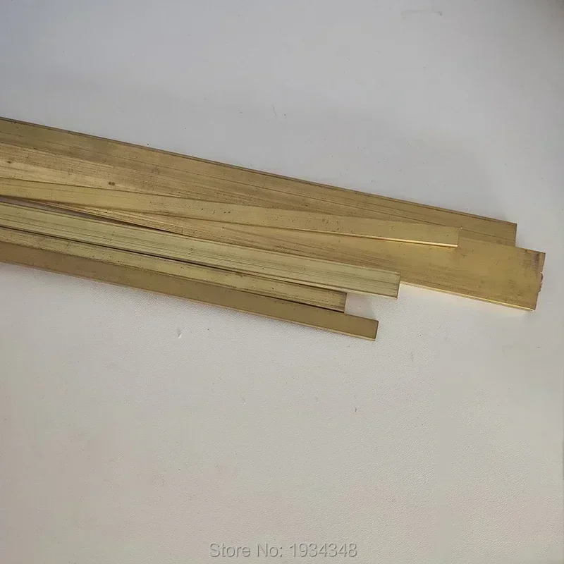 Length 500mm Brass Row Plate Brass Strip H59 Brass Bar Thickness 3mm~10mm customized service e