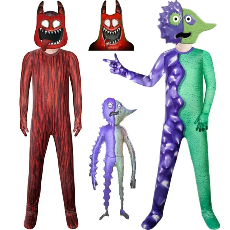 Costume di Halloween Garden of Banban D-due facce Mostro Horror Tuta cosplay Banban Abbigliamento per spettacoli di ruolo per bambini
