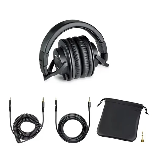 Imagen 2 del producto ¡Gran oferta! Auriculares con monitor de estudio profesional ATH-M50x con audio de alta resolución para grabar y mezclar