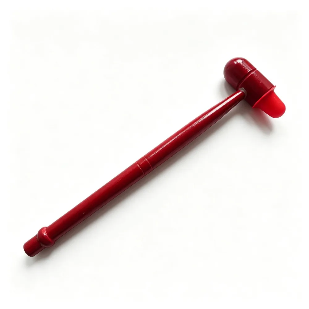 Handheld Wooden Handle Massage Hammer Rubber Head Ergonomic Foot Massager Body Massager Daily