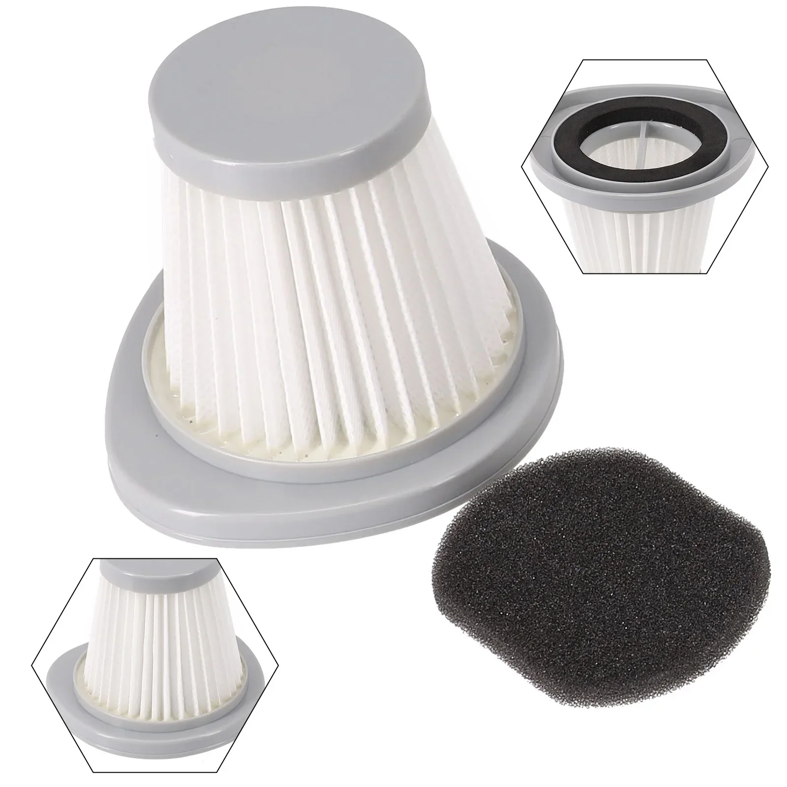 

2pcs For Xiaomi Filters Filter Sponge For Xiaomi For-Deerma DX118C DX128C Household Vacuum Cleaner Accessories