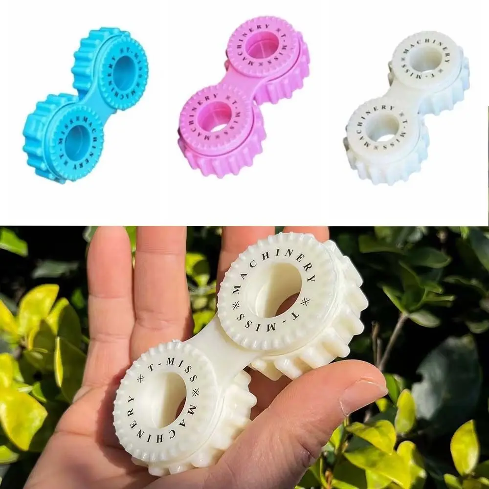 Stijlvolle EDC Spinner Tandwiel Fidget Spinner Antistress Angst Plastic Vingertop Gyro Duurzaam Nieuwigheid Fidget Speelgoed Volwassen