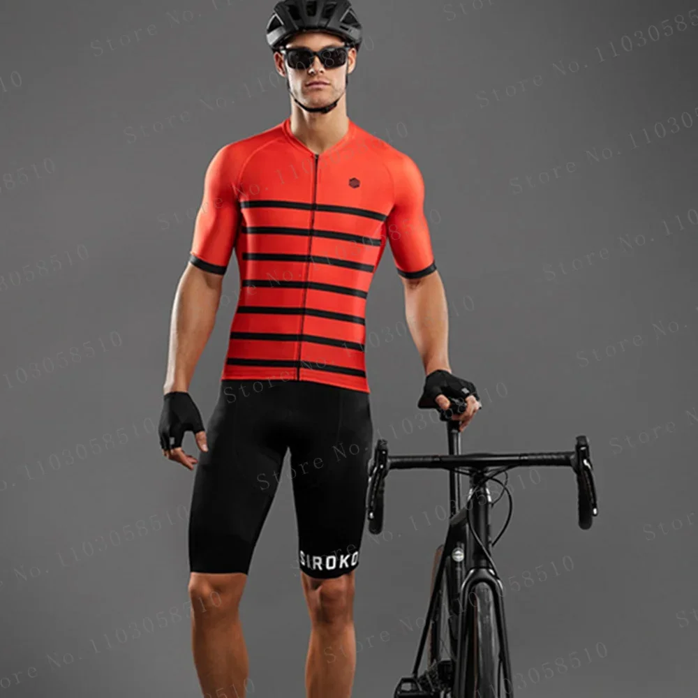 Cycling Jersey 2024 Siroko New Team Men Cycling Set Racing Bicycle Clothing Suit Breathable Set Mountain Bike Clothes sirokoing