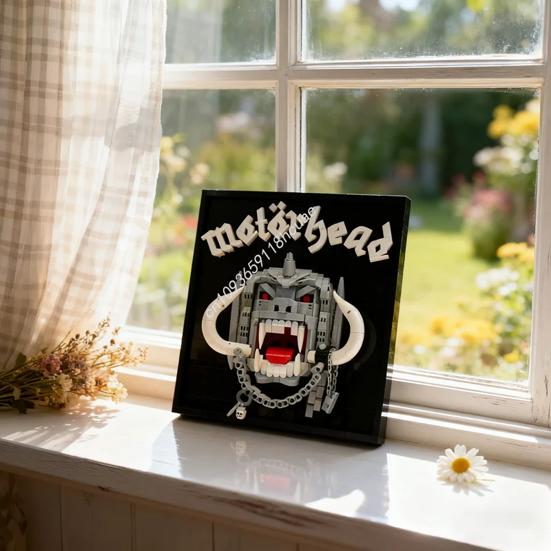 

1726pcs MOC Mot Rhead Art Arted Model Building Blocks Toys Construction Assemble DIY Creative Christmas Gift Idea Brick Birthday