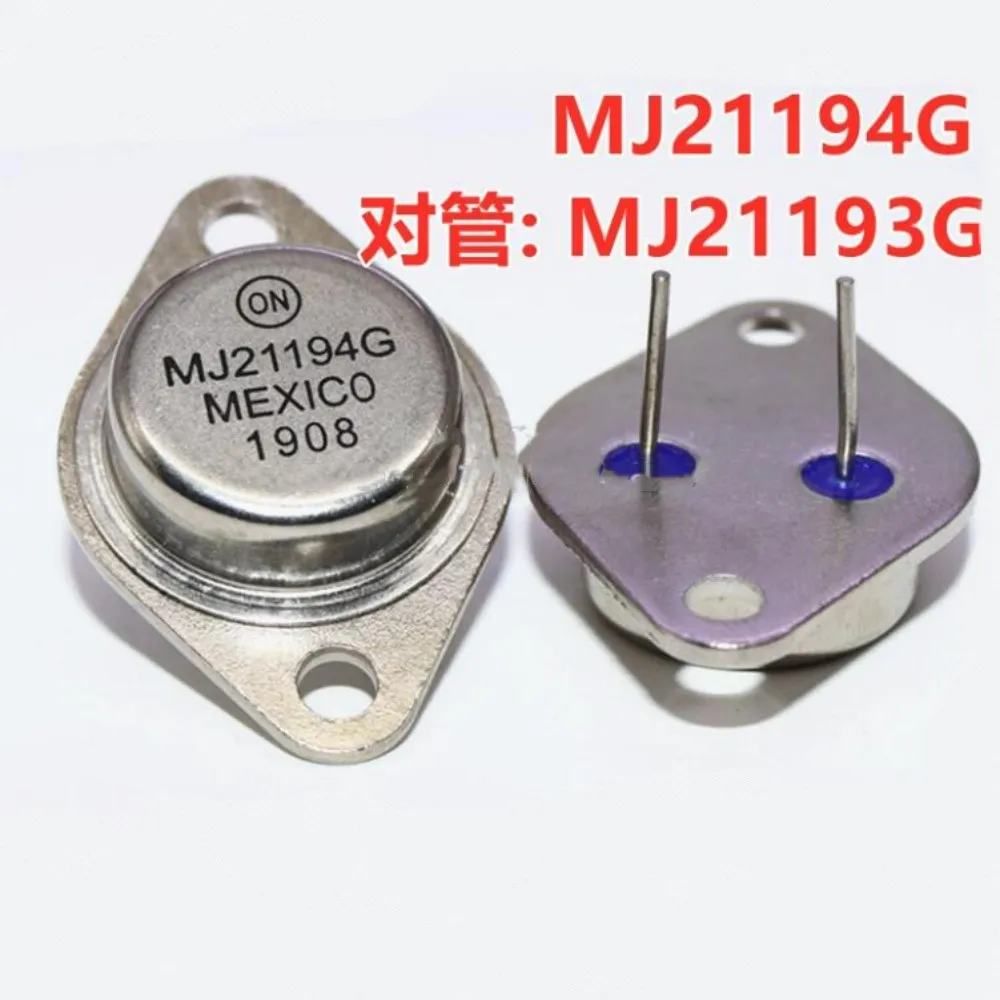 2PCS MJ21194 MJ21194G MJ21193G Power Amplifier Tube TO-3