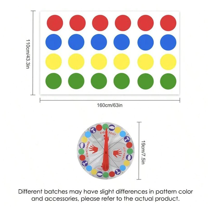 لعبة هاسبرو كلاسيك تويست بارتي بورد، مناسبة للألعاب الداخلية والخارجية للأطفال من سن 6 سنوات فما فوق، مع لعبين أو أكثر