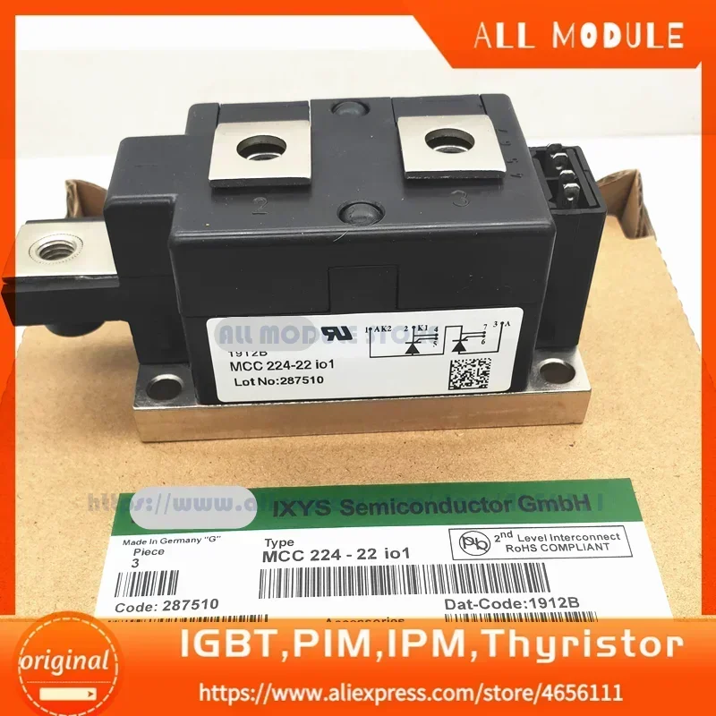 

MCC224-22IO1 MCC224-20IO1 MCC224-24IO1 MCC224-18IO1 БЕСПЛАТНАЯ ДОСТАВКА НОВЫЙ MCC224-22I01 MCC224-20I1 MCC224-24I01 МОДУЛЬ IGBT