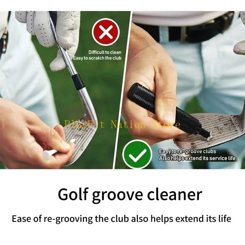 

242F Golf Club Grooving Cleaning Tools for Golf Iron Wedges Golf Club Grooves Sharpener Hard Golf Club Grooves Wedges Cleaner