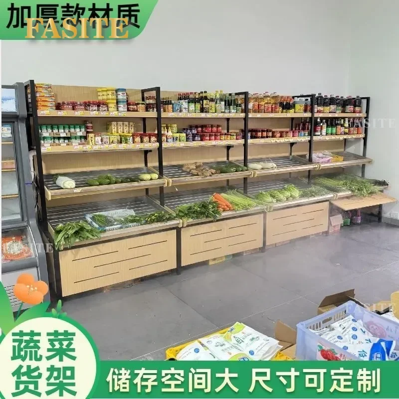 For Vegetable Fruit Display Rack Multi Layer Storage Shelf Fresh Produce Organizer Stand Kitchen Grocery Store Market