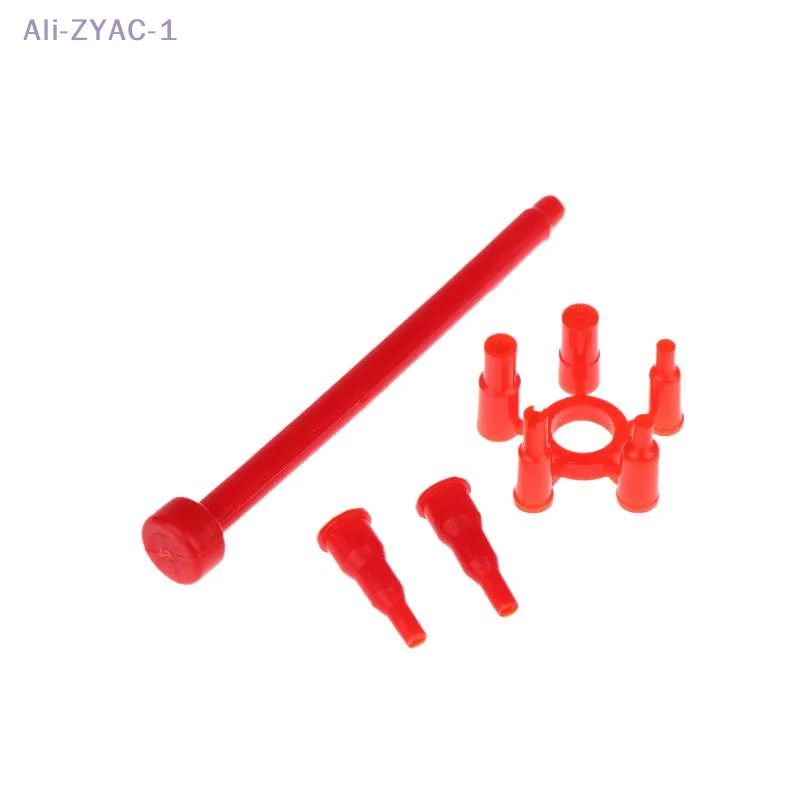 {ZYAC-1} 1 مجموعة محول بلاستيكي لملء الغاز تحويل خزان الكاسيت إلى خزان قابل للنفخ رأس البيوتان القابل لإعادة الاستخدام لمسدس الرش #5