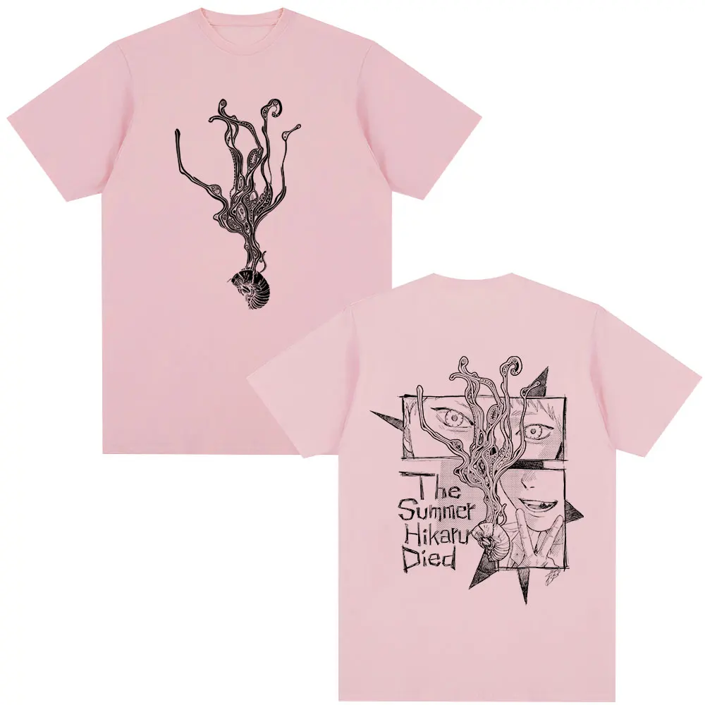 Anime Die Sommer Hikaru Died Hikaru Yoshiki Manga Kurzarm T-shirts Männer Frauen Mode Baumwolle Casual Übergroßen T Shirts Y2K – Detail 5