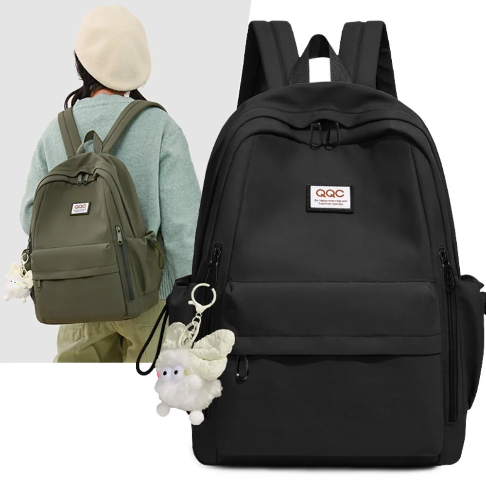 

Bag High School Girls Capacity Strong Burden Reduction DurableJunior Girls Multi-layer Multi-pocket Backpack Multifunctional