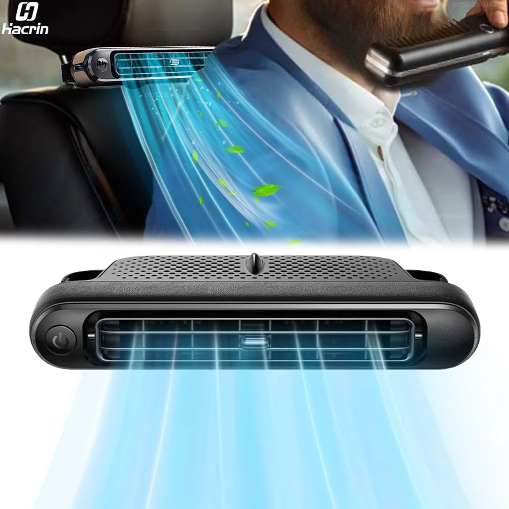 

Портативный вентилятор для автомобильного сиденья Мини-вентилятор для подголовника автомобиля Электрический автомобильный вентилятор для заднего сиденья 3-скоростной кулер для автомобильного сиденья Бесшумный вентилятор охлаждения заднего сиденья