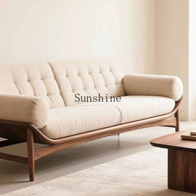 

New Chinese sofa living room modern simple light luxury home straight row