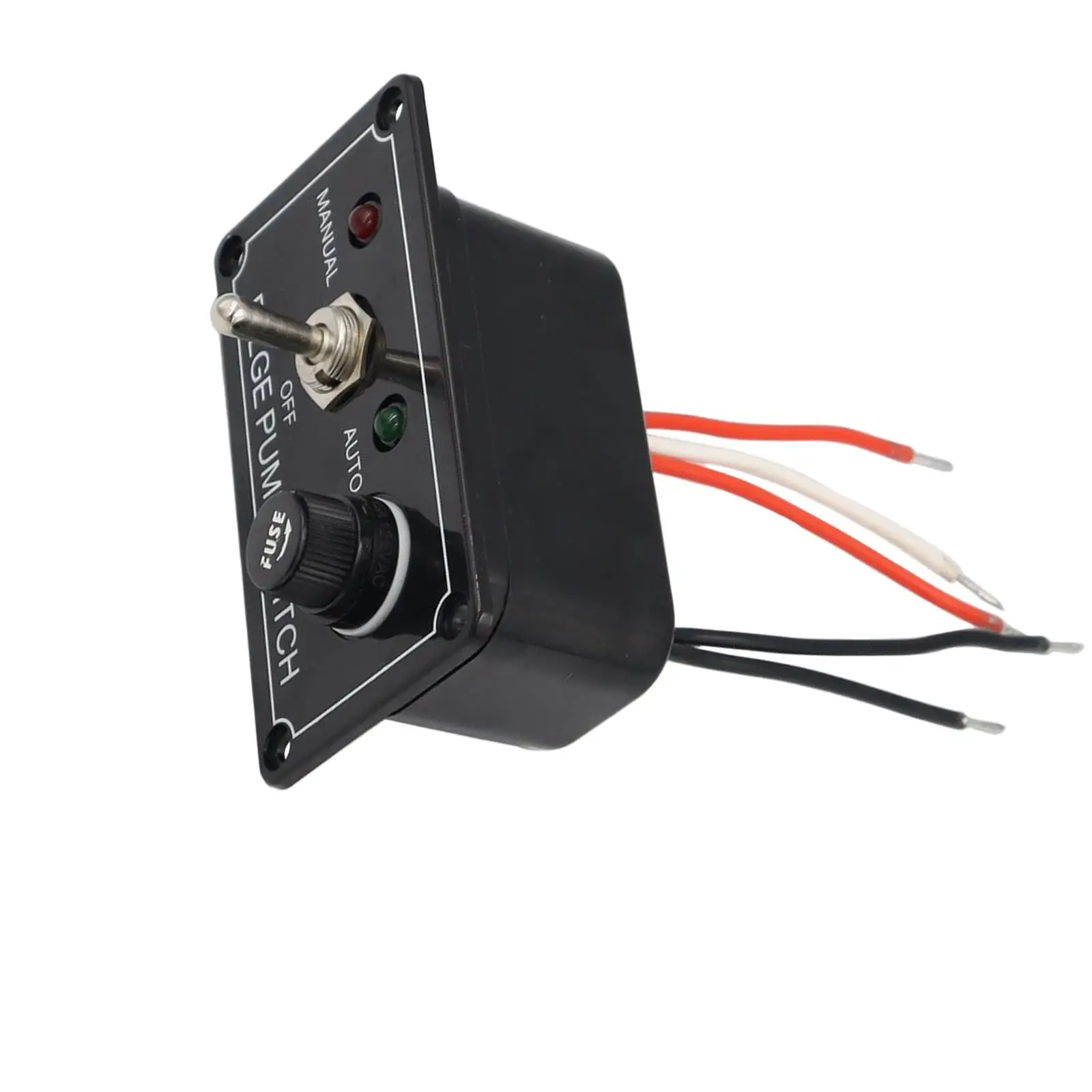Painel de interruptor da bomba de esgoto de alternância de balancim indicador LED DC 12V se encaixa para