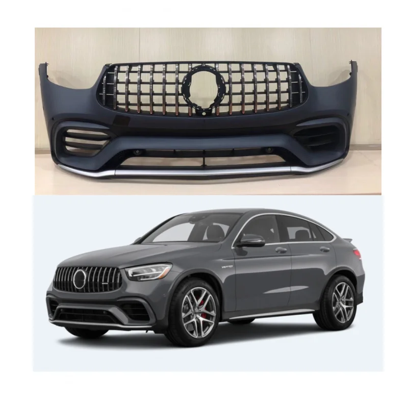 

Suitable for Mercedes GLC W253 2020+ Upgrade To X253 63S AMG PP Front Bumper Assembly Kit Factory Wholesale