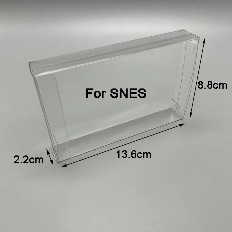 YuXi 1 шт., прозрачный игровой картридж, чехол CIB Games, пластиковый защитный чехол для домашних животных для N64 NES SNES для GB GBA GBC NGPC Switch