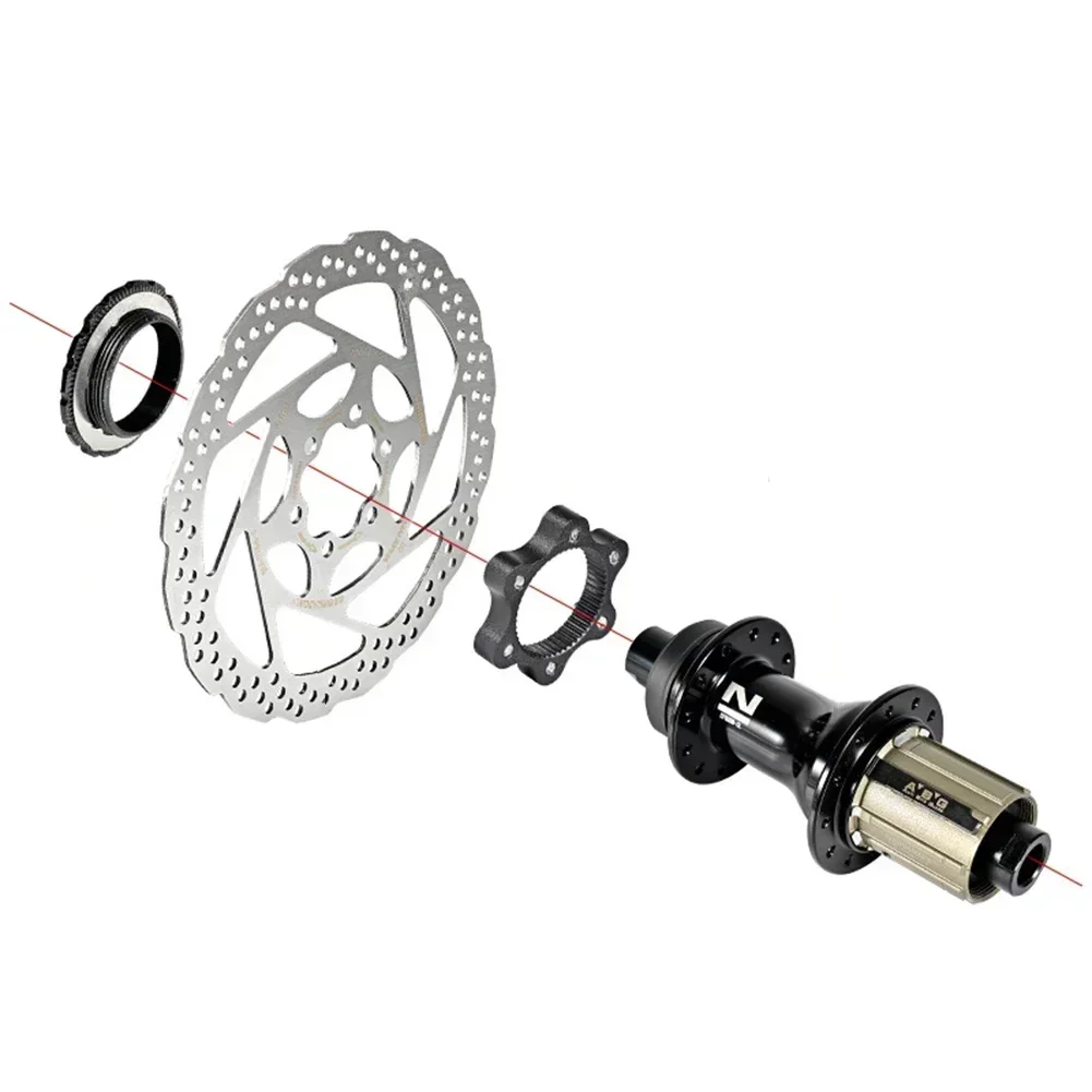 Bicycle Adaptor Centre Lock To 6 Bolt Adapter For-Shimano SM-RTAD05 Aluminum Alloy Cycling Accessories Parts