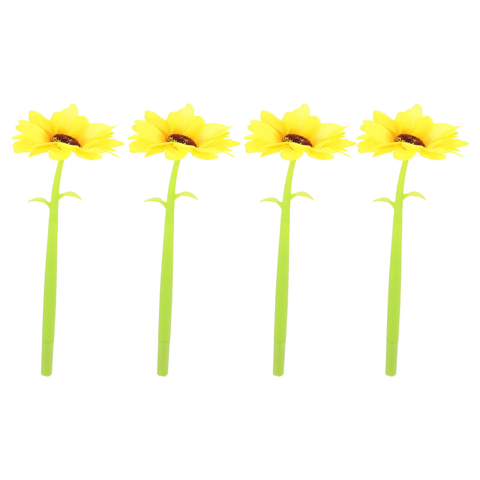 

Набор из 4 гелевых ручек с цветочным дизайном, для плавного письма, с удобным захватом, канцелярские товары для офиса и студентов