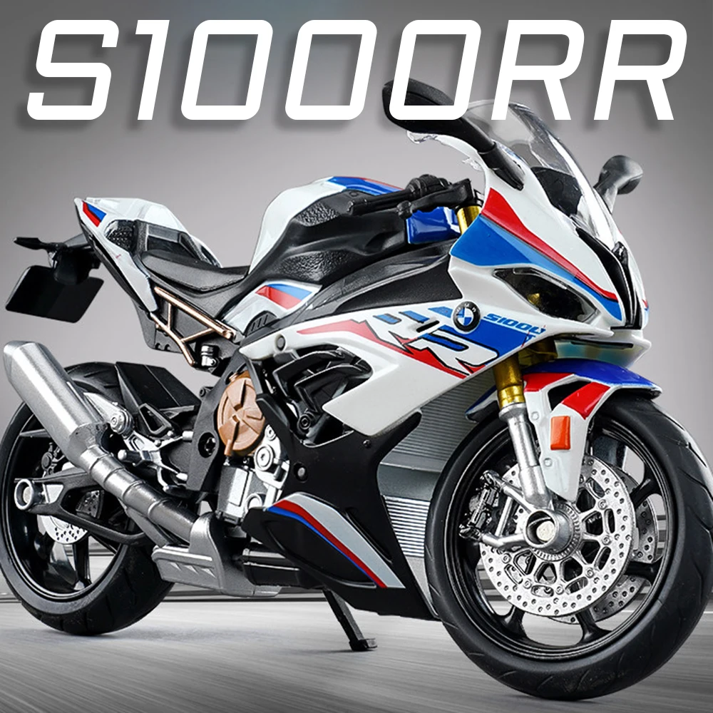 

1:12 BMW S1000RR Motorcycle Models Car Toy Wheel Shock Absorption Honda CBR1000RR Fire Blade Motorcycles Friends Birthday Gifts
