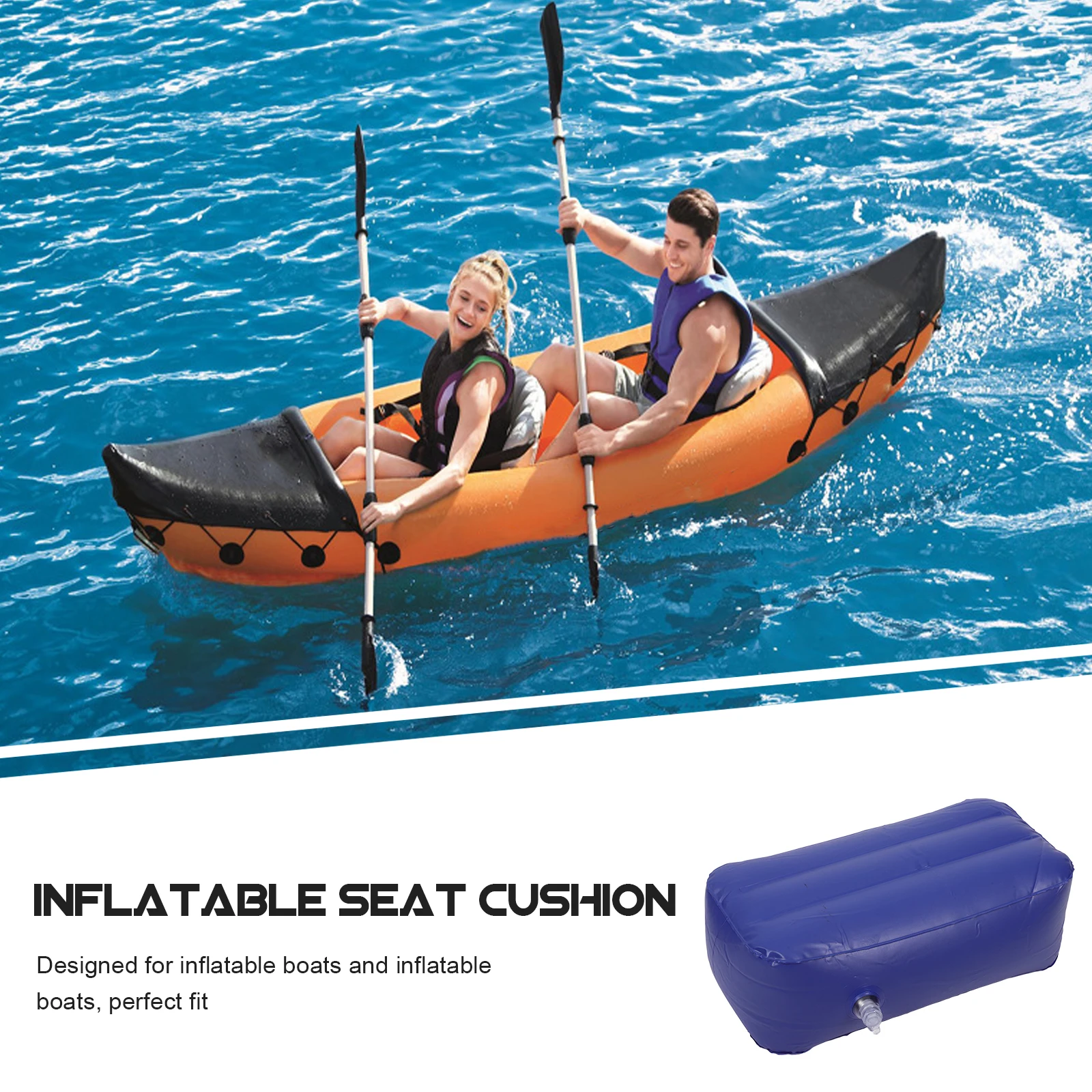 

Pvc Inflatable Cushion Ergonomic Boat Marine Accessories For Kayak Padded Seat Water Sports Outdoor
