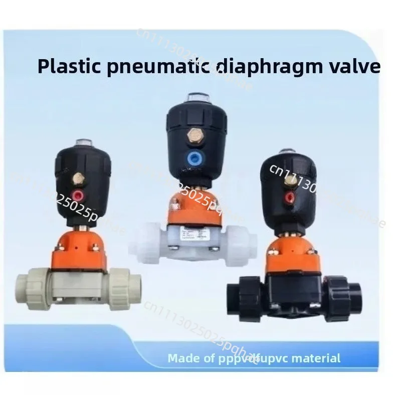 Double Acting Pneumatic Diaphragm Valve (G661X-6U): For UPVC, CPVC, PVDF, PPH Materials
