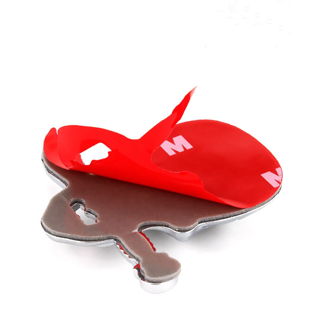 1pcs Skull Metal Sticker for Car, 3D Skull Decal,Skull Zinc Alloy Emblem, for Automobile, Motocycle - Image 5