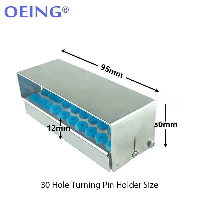 8/12/30 Holes Dental Disinfection Box  Hole Tip Holder Implant Drills Organizer  Endo File Fixer Burs Autoclave Sterilizer Case