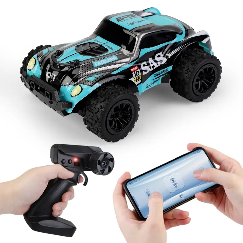 

Радиоуправляемый автомобиль 1/20 2,4 г со светодиодной подсветкой 4wd Off-Road APP Control Альпинистский грузовик Вездеход Гусеничный уличная игрушка для мальчика Подарок для детей