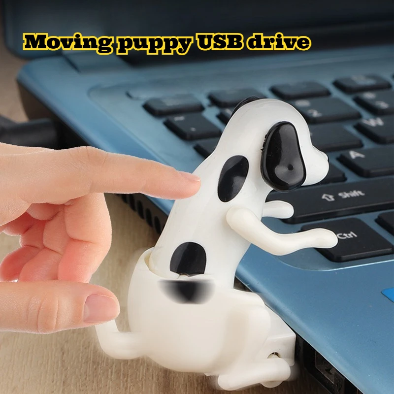 Portable Mini Cute USB 2.0 Funny Humping Spot Dog Rascal Dog Toy Relieve Pressure for Office Worker Best gift For Festival