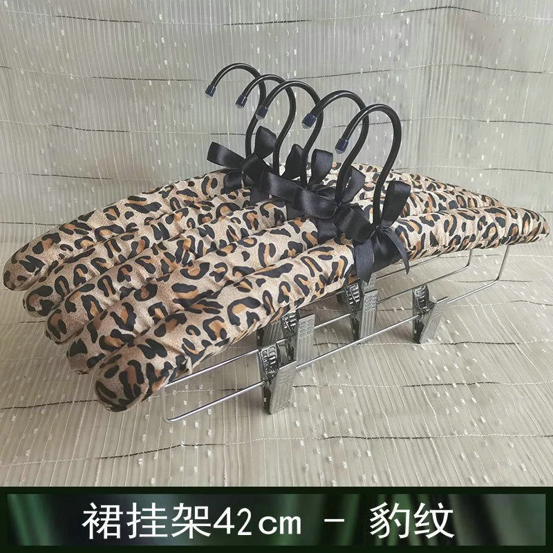 5pcs Shoulder Non Mark Fabric Covered Suit Hanger, Sponge Padded Anti Slip Cloth Wrapped Garment Hanger for Formal Clothes