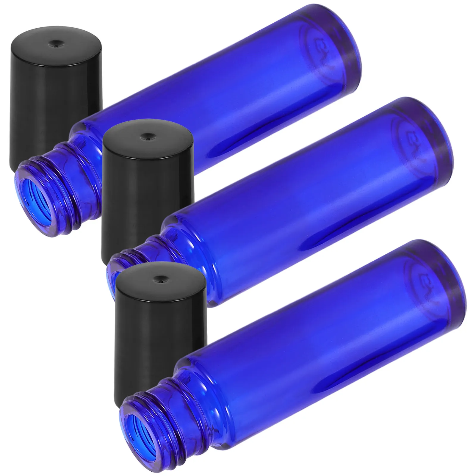 24Pcs Empty Roller Bottles Refillable Glass Roll on Bottles for Essential Oil Perfume Leak Proof Portable Travel