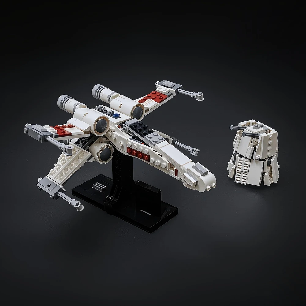 MOC Space Wars 75376 Ruimteschip X-Wing Starfighter Galaxy Vliegtuigen Model DIY Bouwstenen kinderen Speelgoed Verjaardag Jongen gift