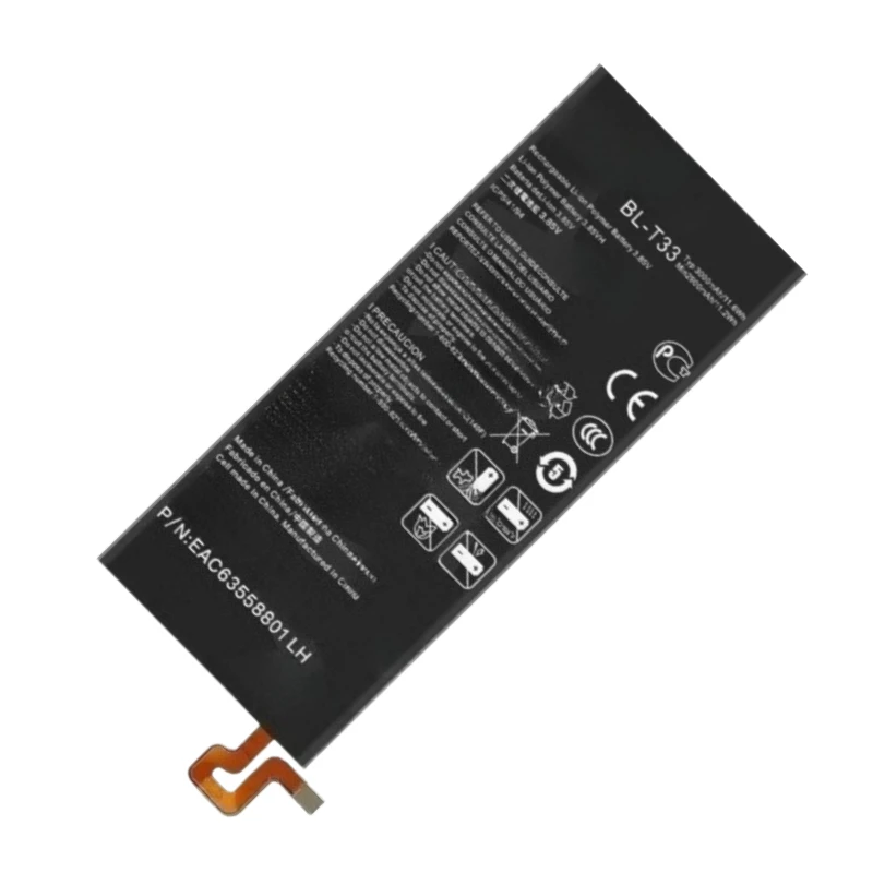 New Replacement Mobile Phone Battery BL-T33 3.85V 3000mAh for LG Q6 M700A M700N T33 BLT33 M700AN M700DSK