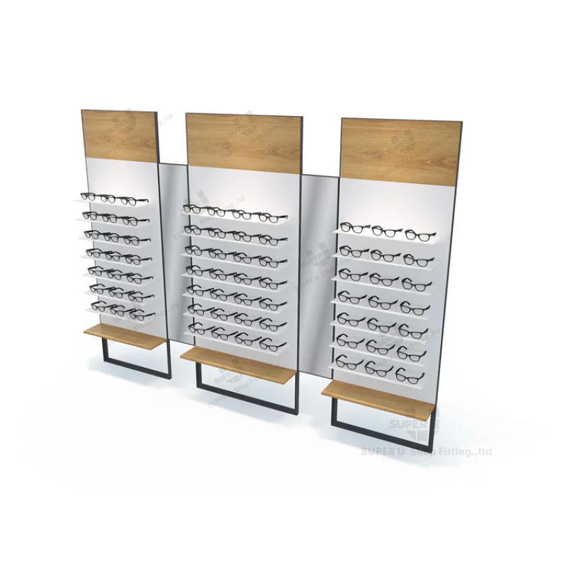 custom.Professional Design Customized Wall Mount Sunglasses Display Cabinet Eyewear Shop Interior Decoration