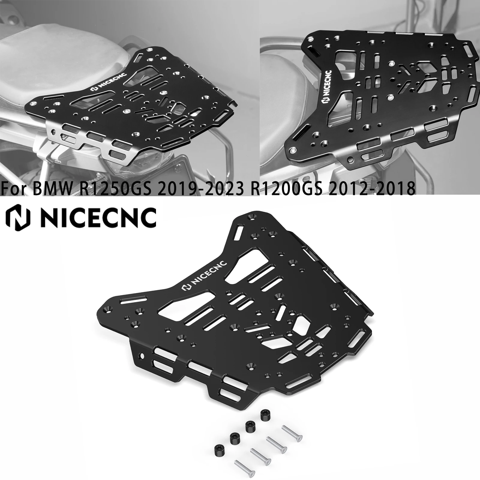 

For BMW R1250GS 2019-2023 R1200GS 2012-2018 Motorcycle Rear Luggage Rack Kit R 1250GS R1250 GS 2023 2022 2021 2020 R 1200GS