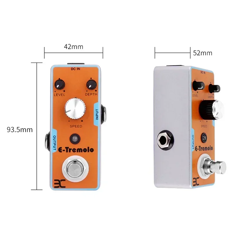 ENO E-Tremolo Electric Guitar Effect Pedal Tremolo Effect Metal Case True Bypass Pedal TC43 Electric Guitar Accessories & Parts