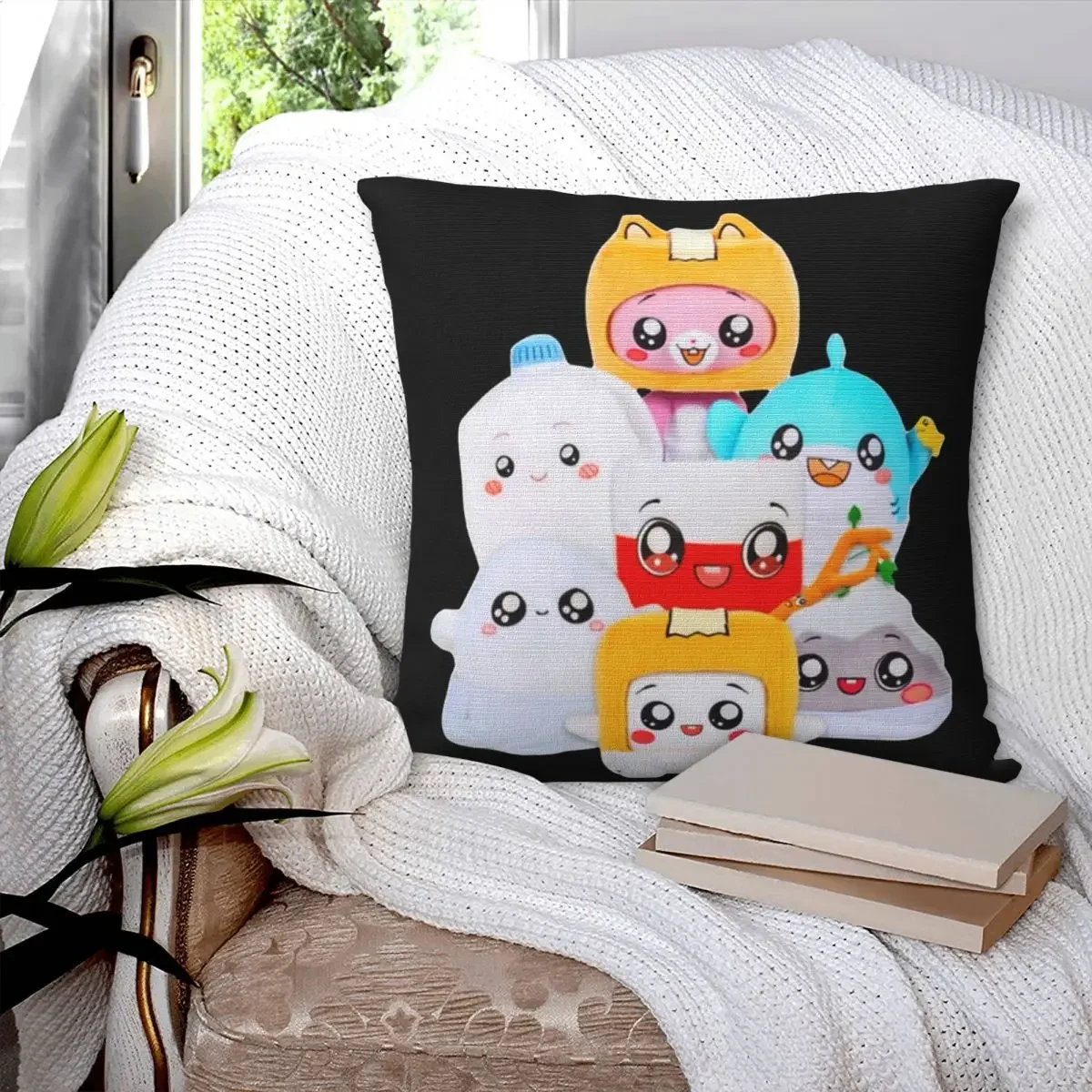 Rocky Lankybox Lanky Box Pillowcase Polyester Pillows Cover Cushion Comfort Throw Pillow Sofa Decorative Cushions Used for Home