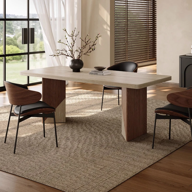 

Luxury Japanese Dining Tables Wooden Square Cuisine Modern Dining Tables Room Dinette Mesas De Restaurante Home Furniture