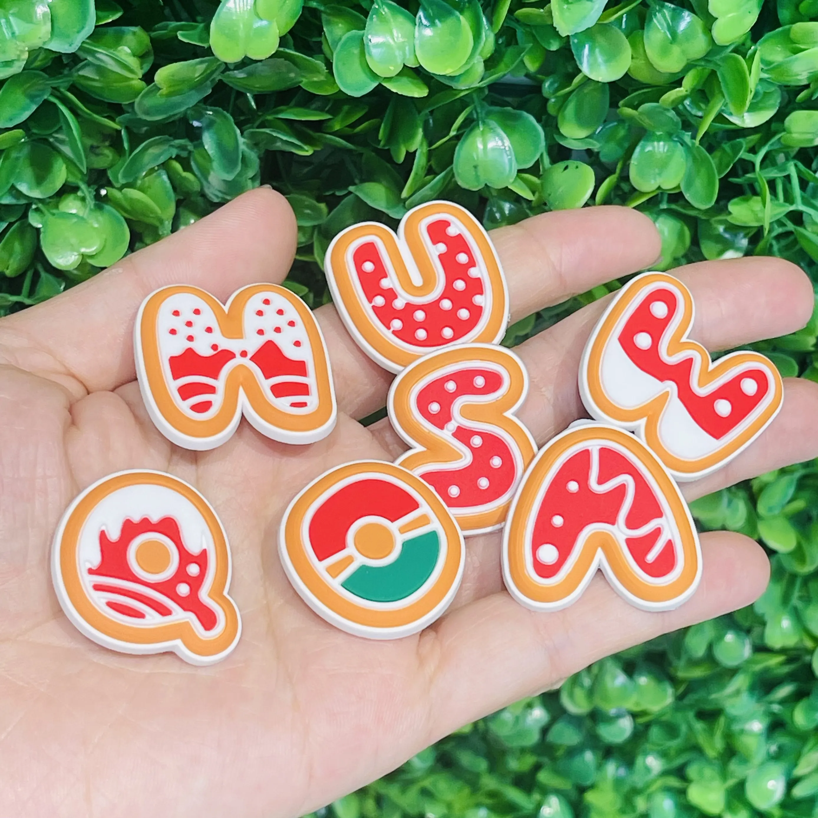 1/26pcs Alphabet Kids Shoe Buckle Charms Christmas English Letters Sandals Accessories For Party Presents