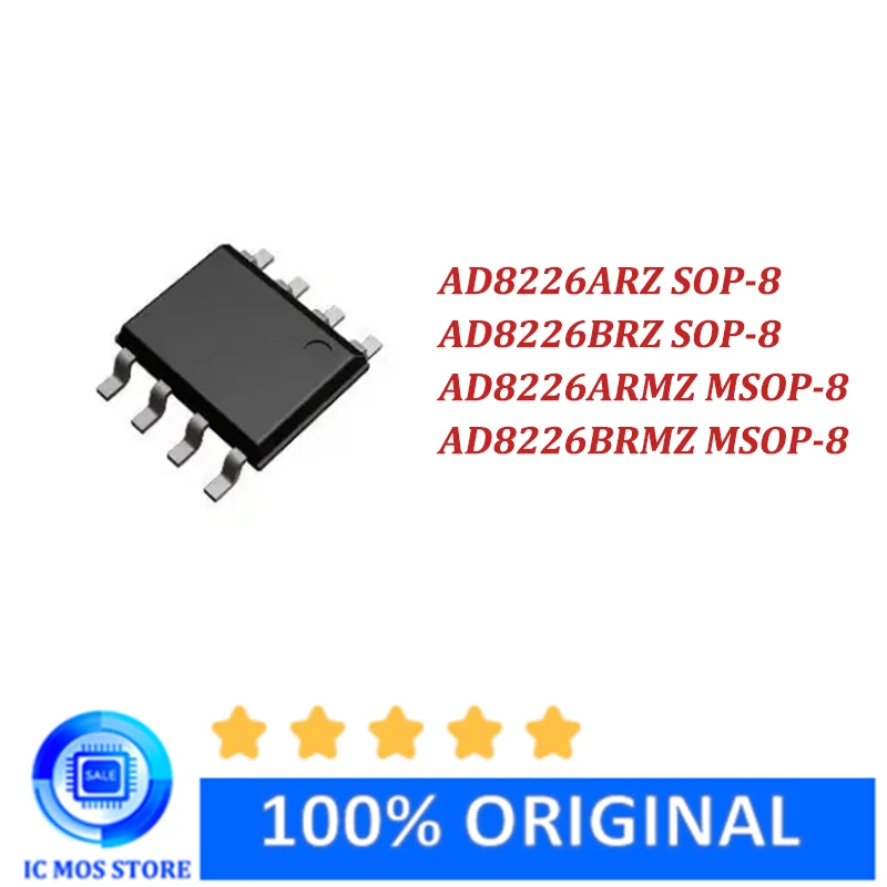 

AD8226ARZ-R7 RL SOP-8 Instrumentation Amplifier IC AD8226BRZ BRMZ AD8226ARMZ