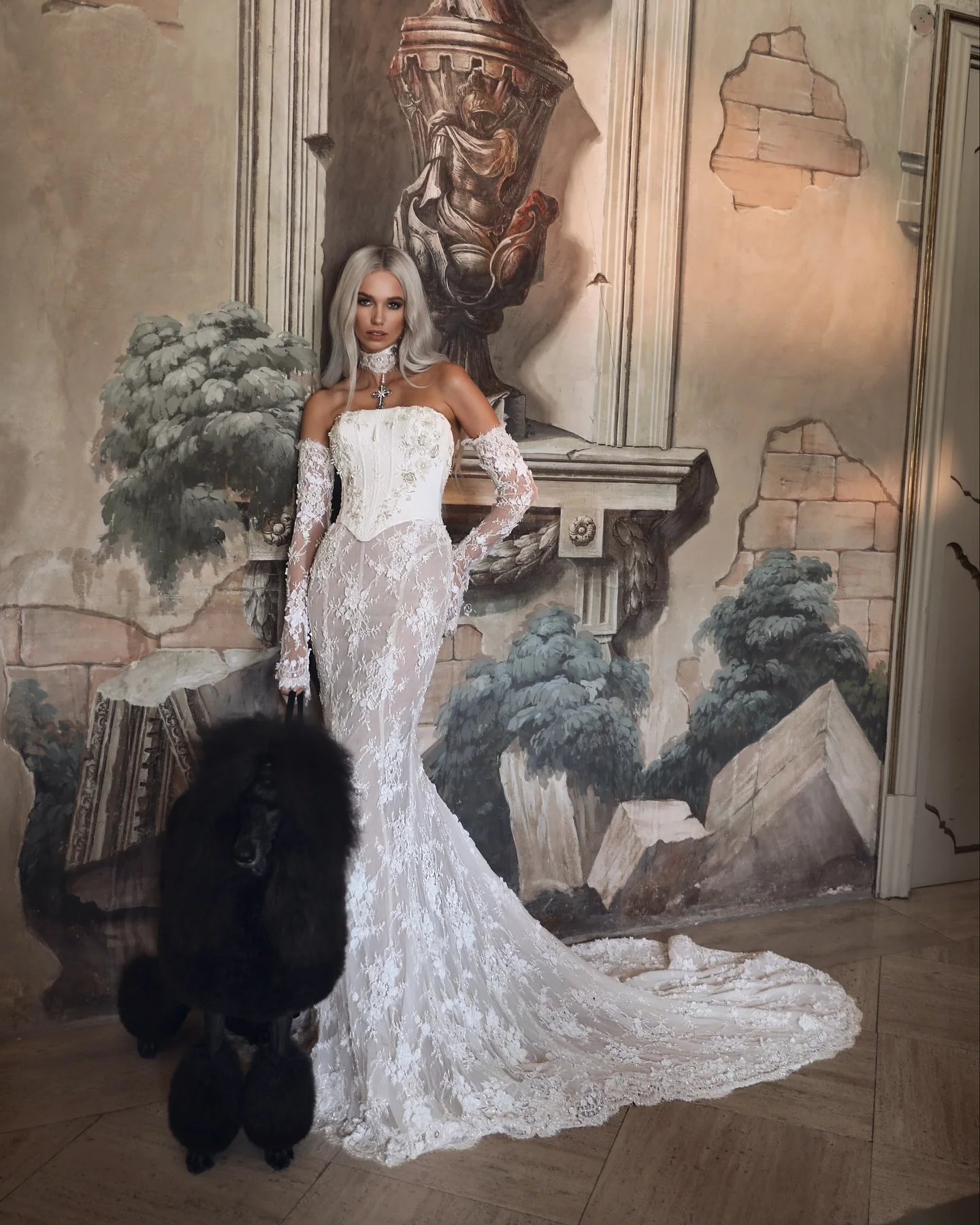 Wedding Dress 2025 Luxury Lace Mangas Desmontables Novia Vestido De Noiva Sereia Corset Vestidos Curvy Bespoke Mariage Gelinlik